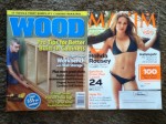 Maxim September 2013 magazine and Wood October 2013 magazine