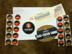 Stickers from Kendall Motor Oil