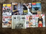 Hot Bike July magazine - Wall Street Magazine July-August magazine - TVyNovelas magazine - The Economist - Dairy Foods June magazine - The Wall Street Journal - Shape July-August magazine -Self July magazine