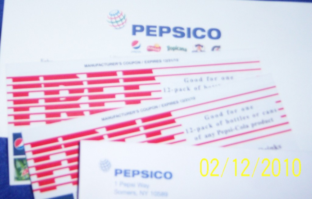 2 Free Pepsi 12-pk product coupons