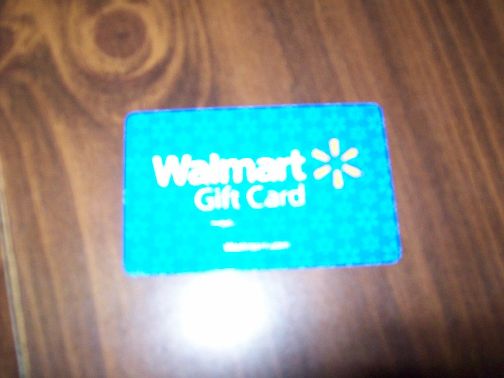 10 wal mart gift card