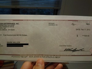 The Check