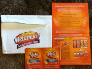 Metamucil MultiHealth Fiber samples and coupon from Walmart