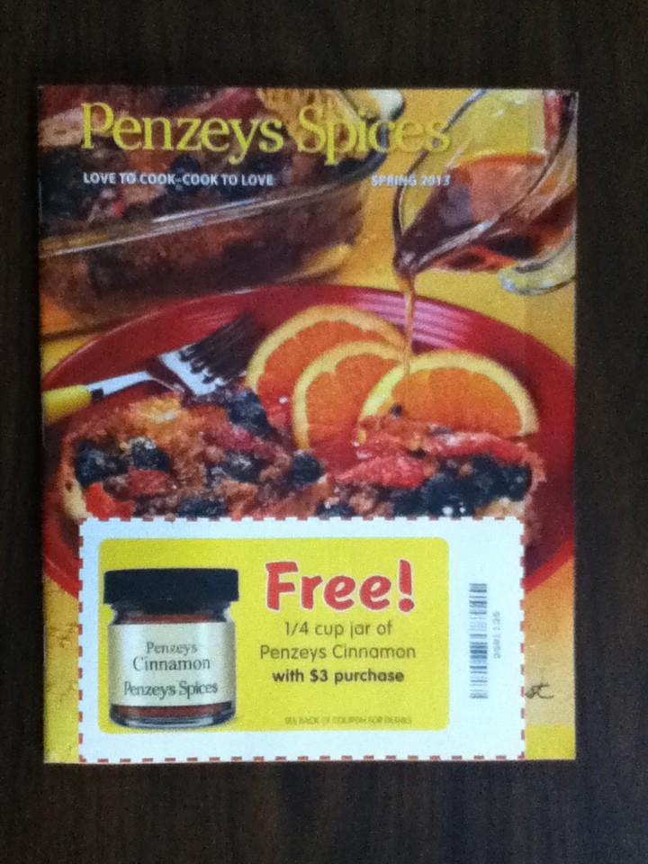 Penzeys Spices Spring 2013 catalog