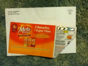 Coupon for one Free Metamucil114 Dose Product from P &amp; G