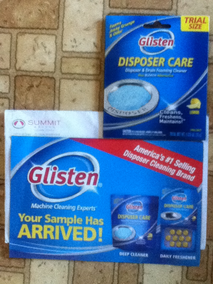 Free Glisten Disposer Care lemon sample