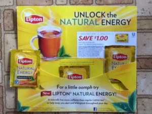 Lipton Natural Energy Premium Black Tea samples &amp; coupon