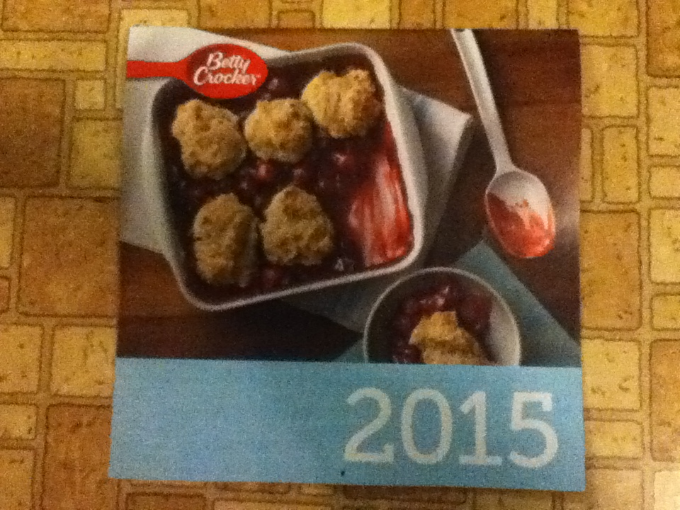 Betty Crocker 2015 calendar