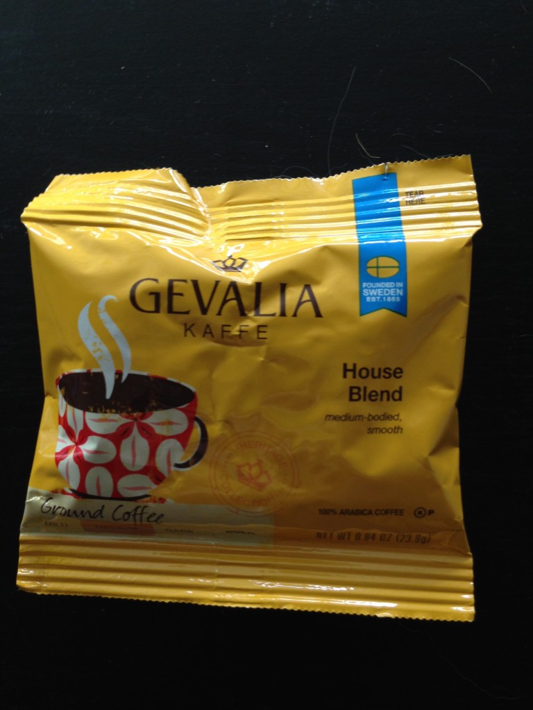 Gevalia coffee sample from Pinch Me