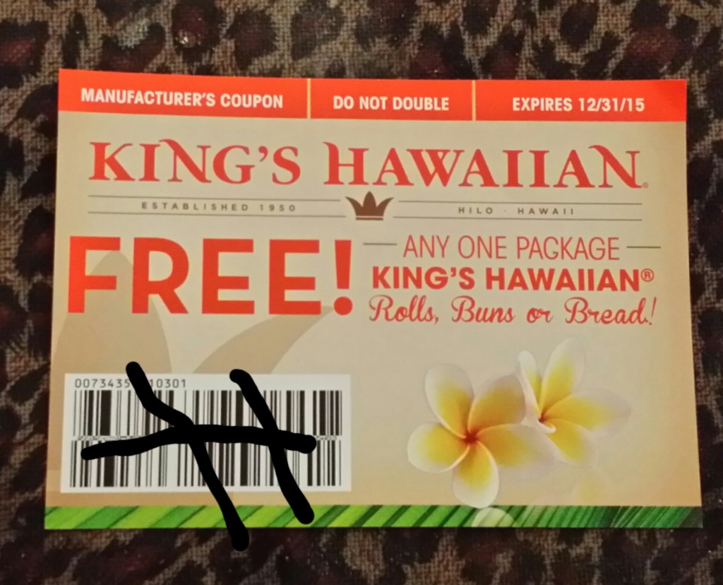 Coupons for Free kings Hawaiian and Amore