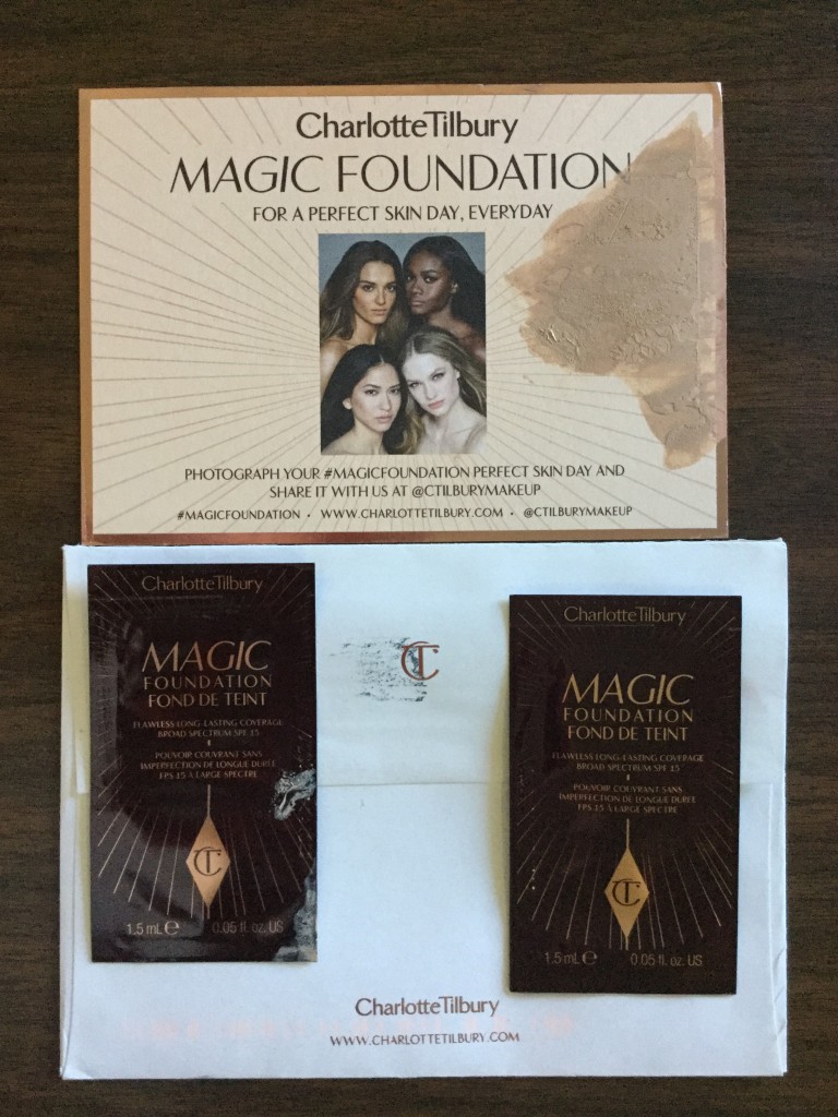 Free Charlotte Tilbury  MAGIC Foundation Tint samples