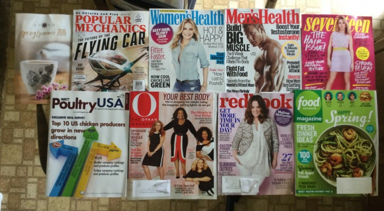 ☕️ Stash catalog 🚀 Popular Mechanics ⛹🏻 Women’s & Men’s Health 🏎 Seventeen 🐓 WATT Poultry USA 🚿 O 🍎 Red Book 🌽 Food Network 🍒