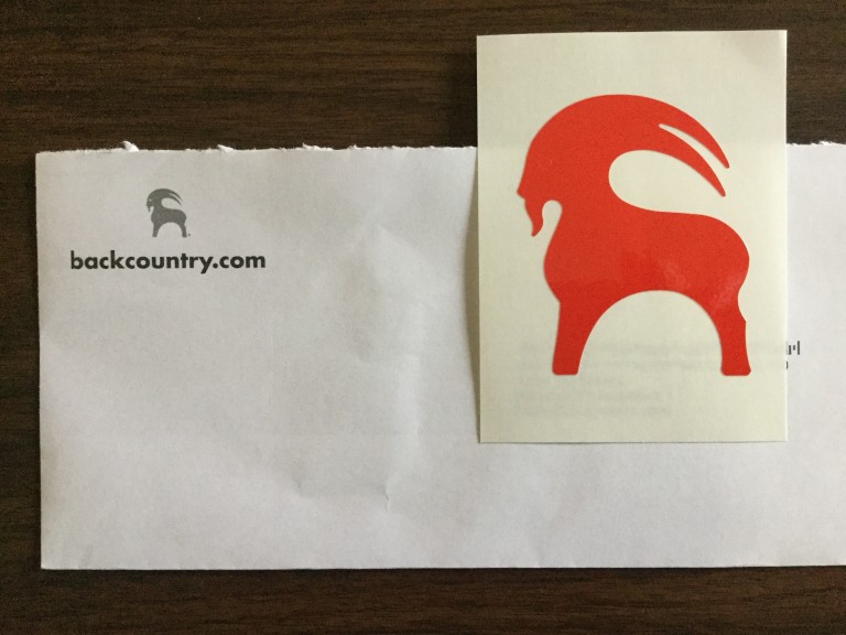 Free backcounty.com Red Goat Sticker