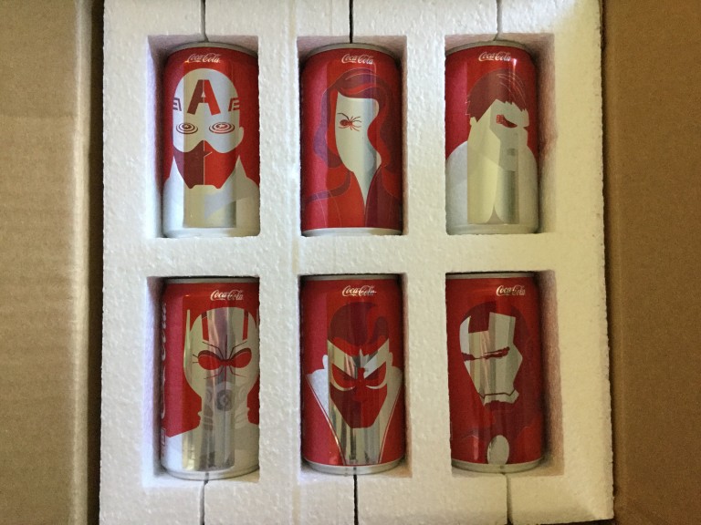 Free Coke 6 pack of Marvel Avengers cans