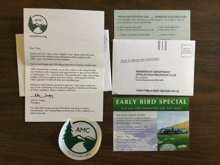 Free  AMC window cling sticker