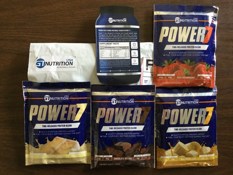 Free GT Nutrition POWER7 Timed-Released Protein Blend samples