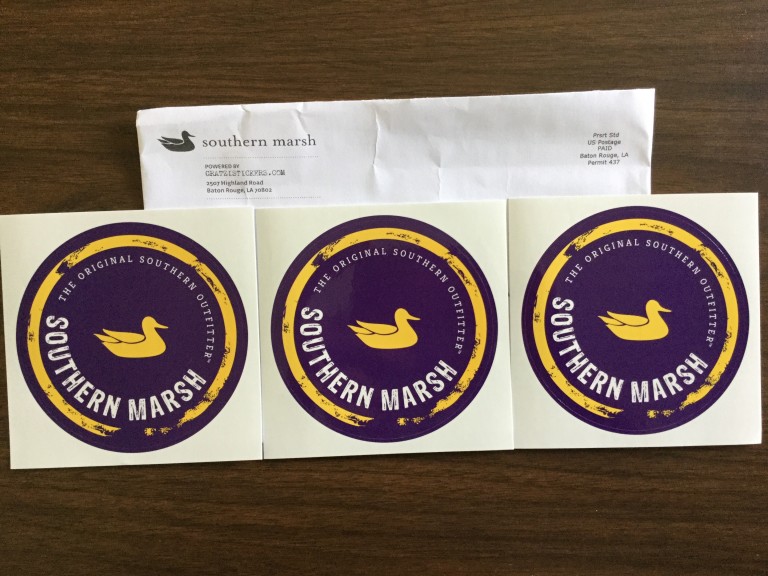 Free Southern Marsh Stickers