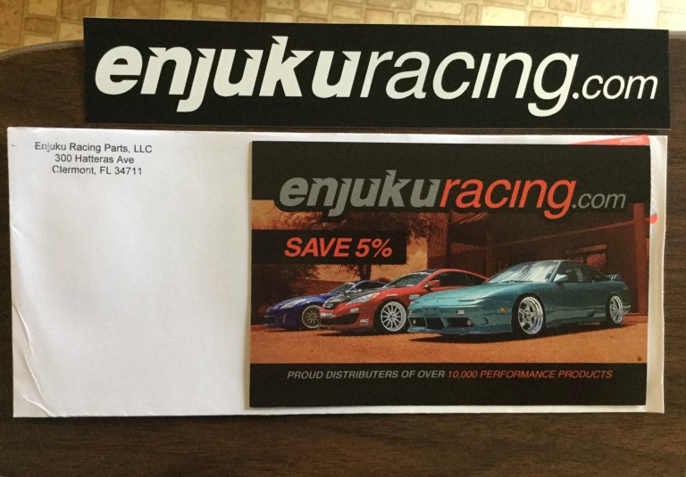 Free enjukuracing.com sticker