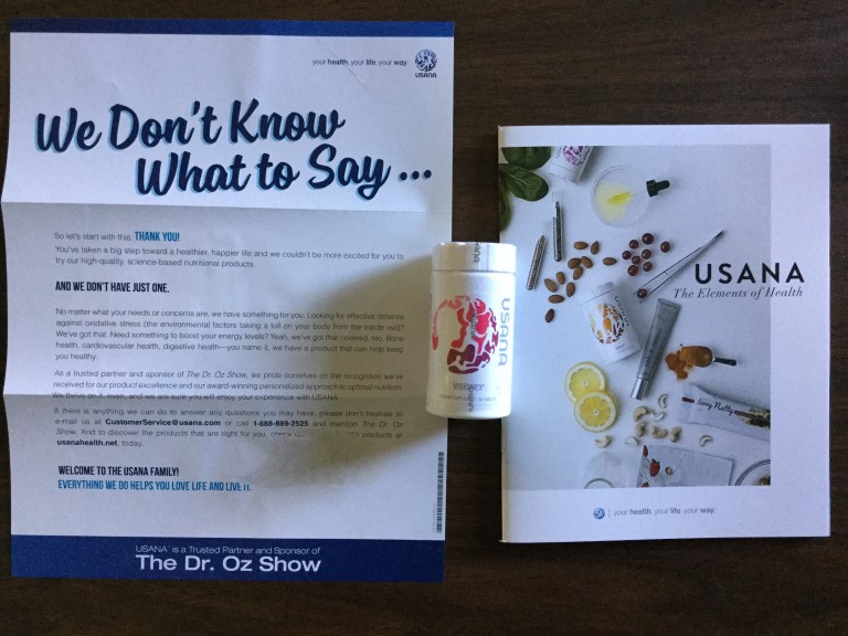 USANA Visionez age related vision impairment dietary supplement from The Dr. Oz Show