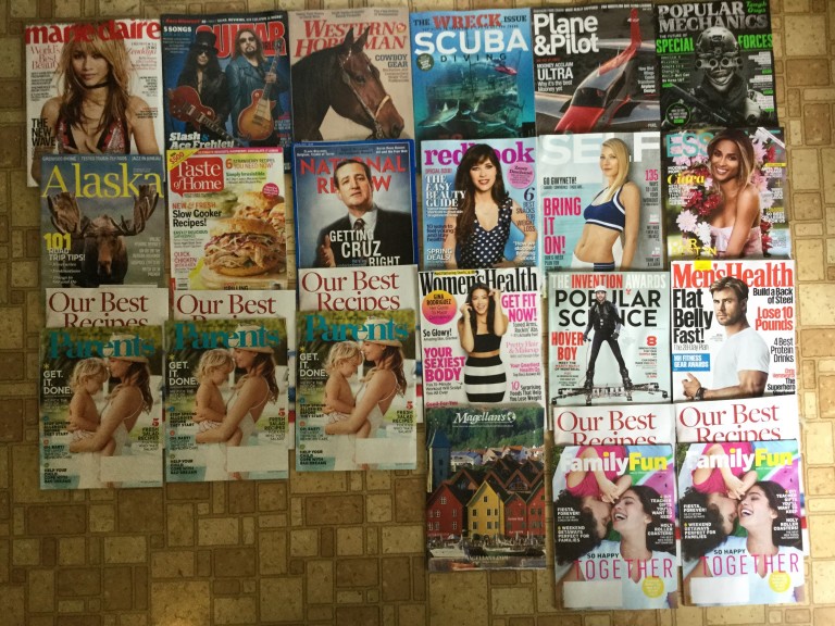 👙Marie Clair🎸Guitar World🎖Western Horseman🏄🏻Scuba Diving🚁Plane&Pilot💺Pop​ular Mechanics🎿Alaska🍰Taste of Home🎭National Review🎟RedBook⛹🏻Self​🎪ESSENCE👩‍👩‍👧‍👦Parents -3🙎🏻Woman’s Health🚂Popular Science🏋🏻Men’s Health🎩Magellan’s👨‍👨‍👦‍👦Fami​ly Fun📚