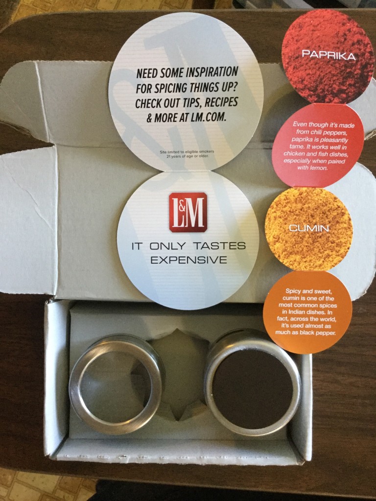 Free Magnetic Spice Tin from L&M