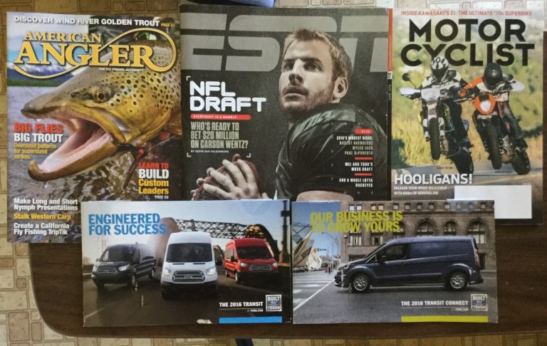 🎣 🐊American Angler🏉 ESPN🏍Motor Cyclist🚗The 2016 Transit🚙and Transit Connect buyers guide from FORD🚕