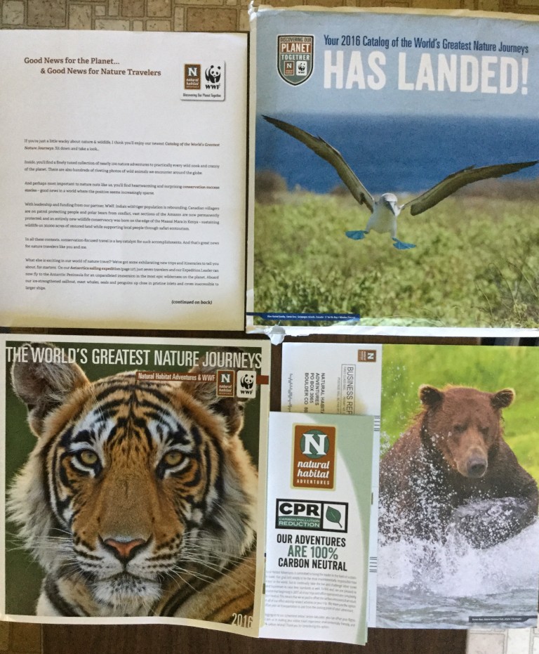 🐘 🐿Thank you very much Natural Habitat Adventures & WWF 🐊 🐪for our Catalog of the World’s Greatest Nature Journeys Travel Guide 🐗 🌏 ✨