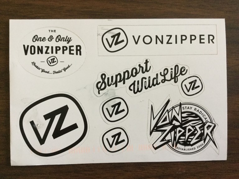 Free  Vonzipper Stickers