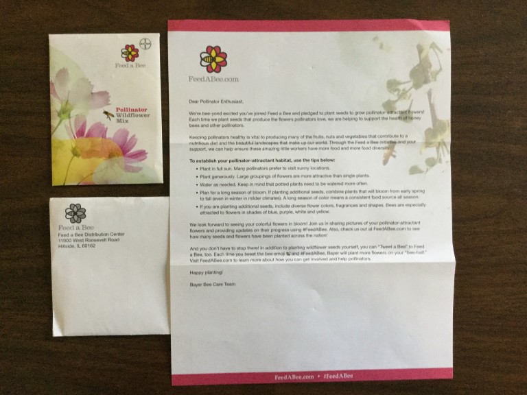 Free Feed a Bee Pollinator Wildflower Mix Seeds