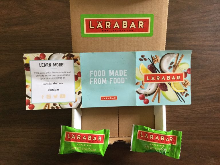 Free Larabar Apple Pie Bars