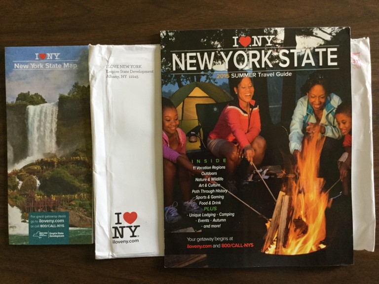📬 🌞Thank you very much I Love New York Empire State Development👣 🌎for our I❤️NY New York State Map and Summer Travel Guide🗽 🏩