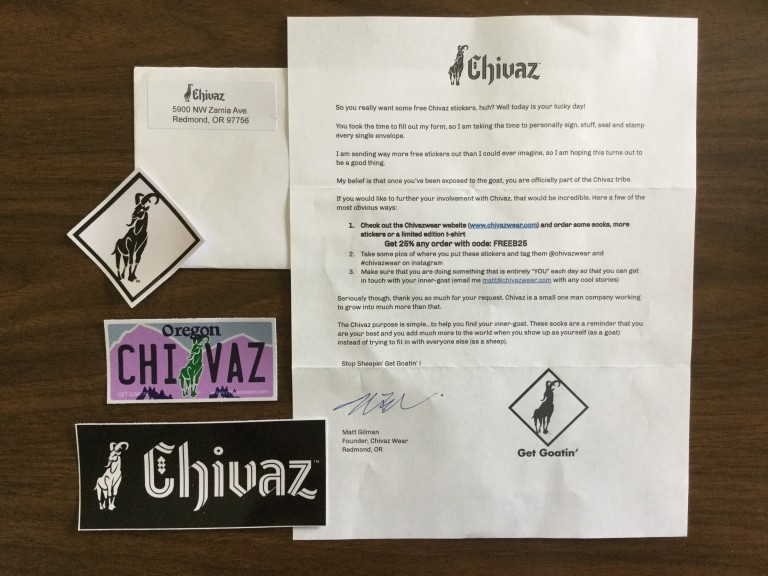 Free Chivaz Stickers