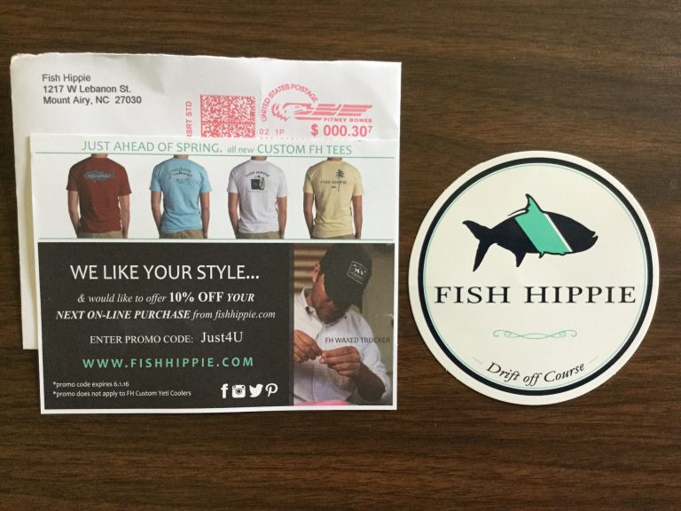 Free Fish Hippie Sticker