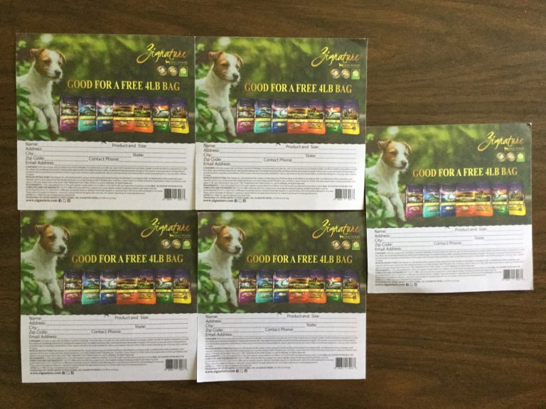 Free Zignature Pet Food Coupons