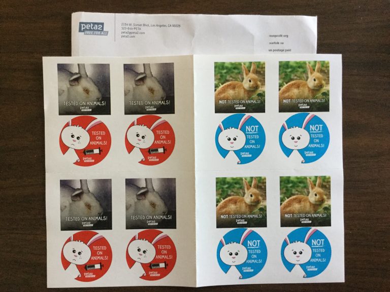 Free PETA2  stickers🐇