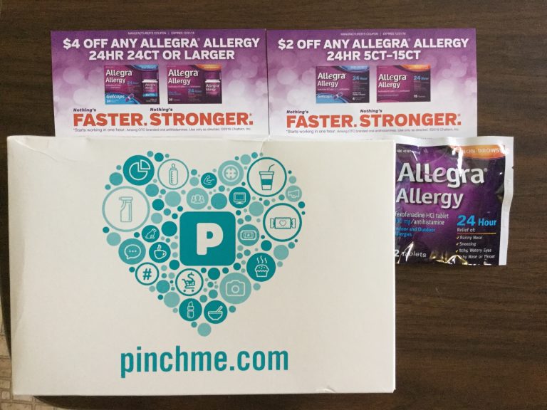 Free Allegra Allergy samples  from Pinch.me