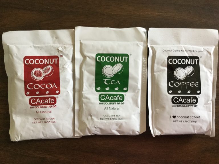 Free CAcafe Coconut Cocoa Coconut Tea and Coconut Coffee
