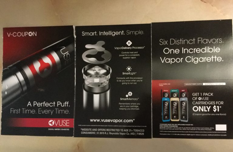 📬 🎉Thank you very much R.J. Reynolds Vapor Co. 💦 🚬for our coupon for a 1 pack of VUSE Cartridges for $1💰 🐝