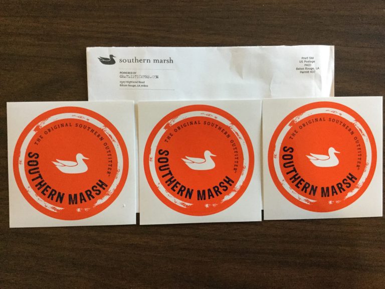 Free Southern Marsh Stickers