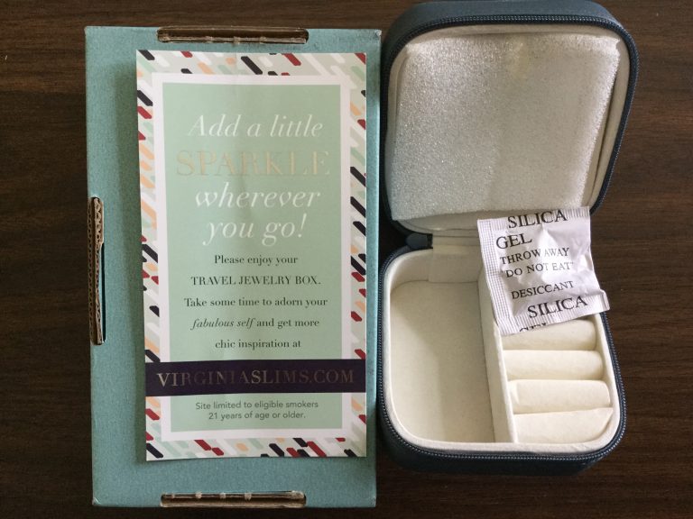 Free Travel Jewelry Box from Virginia Slims