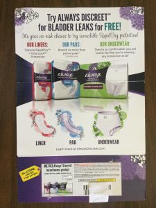 Free Always Discreet Product Coupon