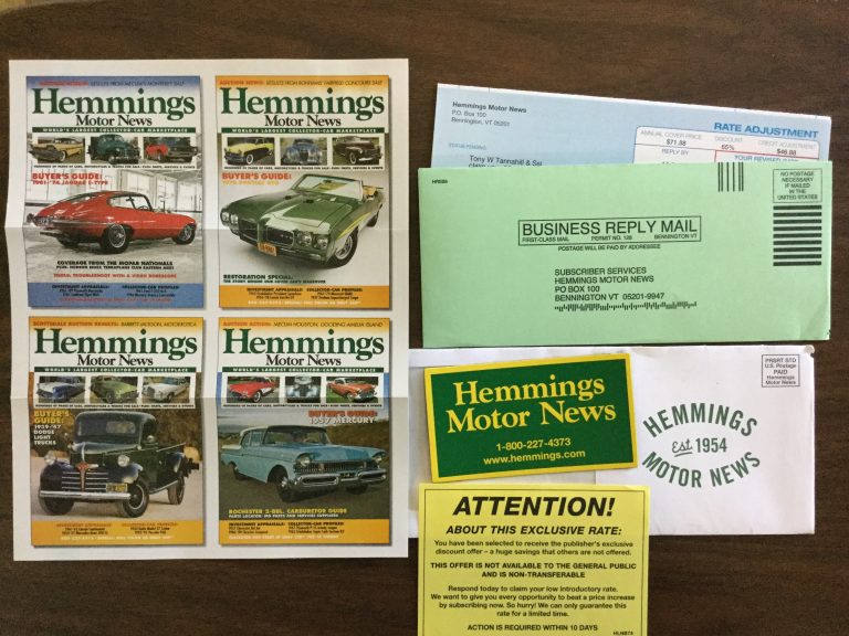 Free Hemmings Motor News Magnet