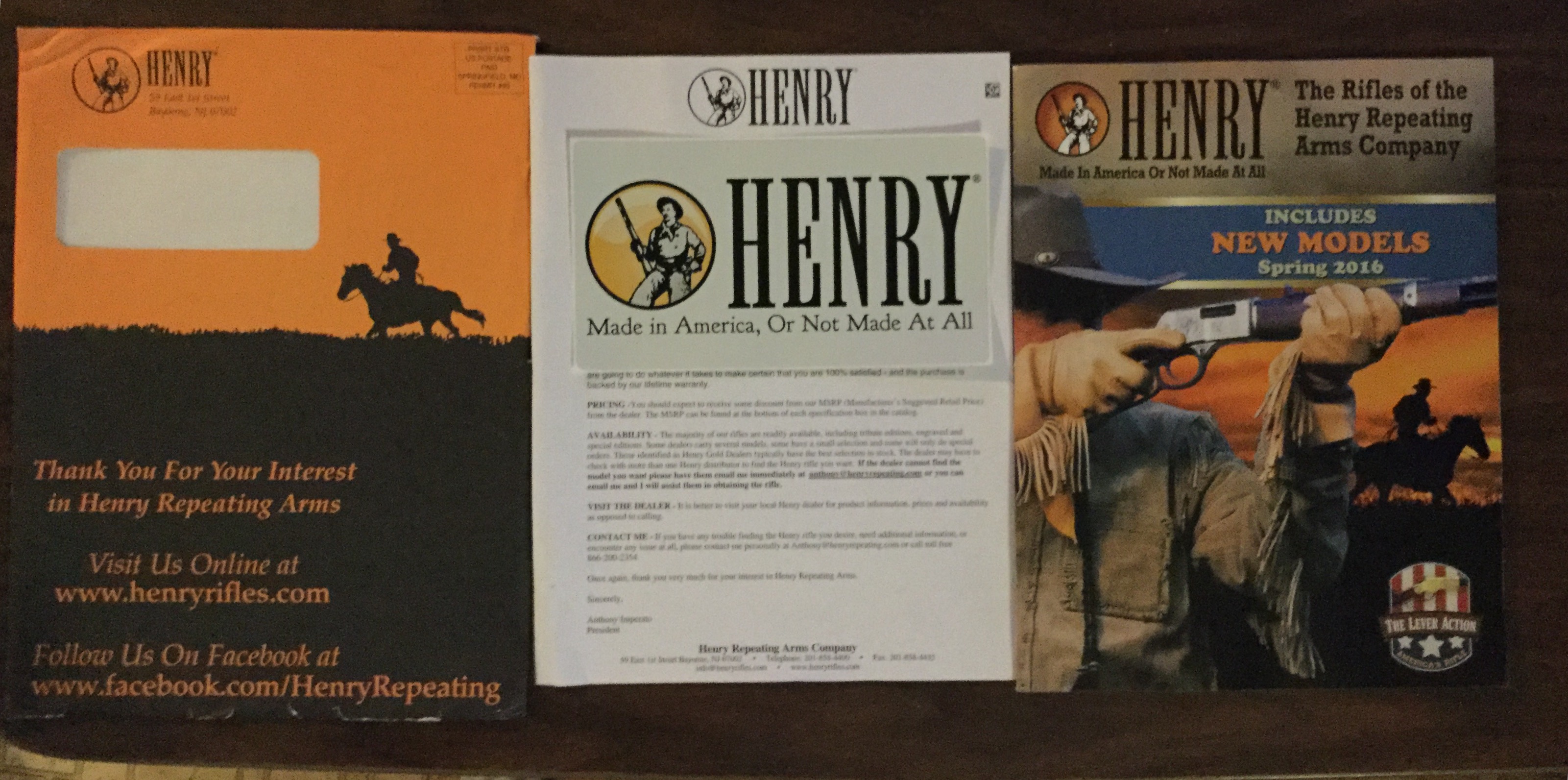 Free HENRY Rifles Sticker - Free Stuff Times What I Got