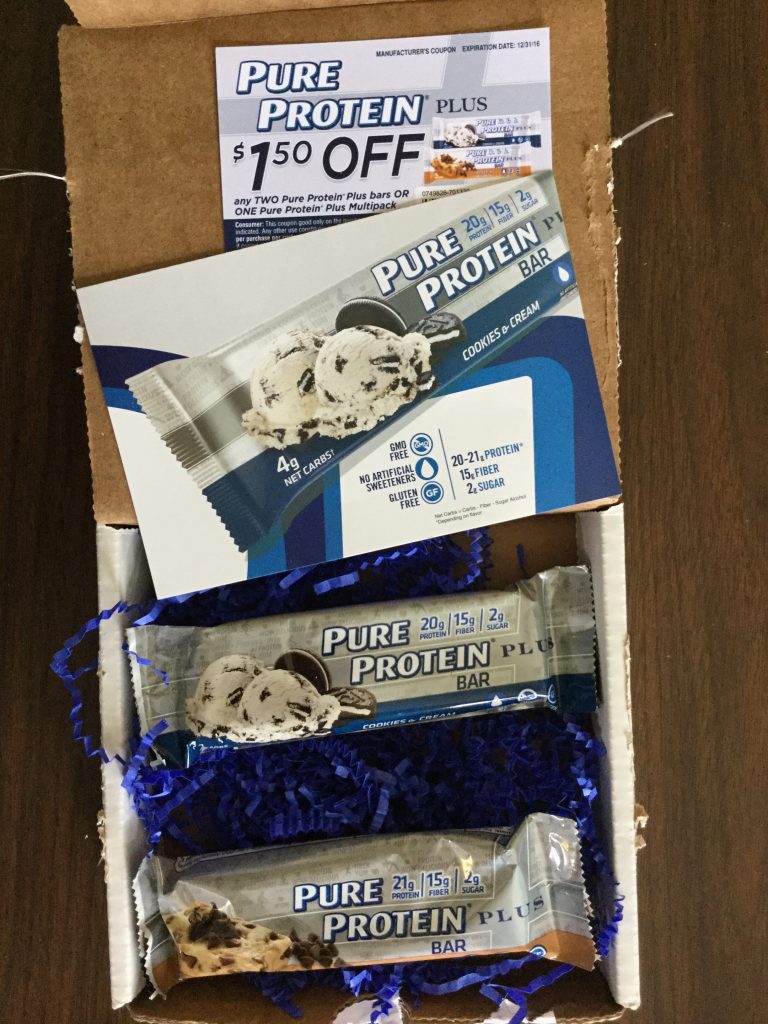 2 Free Pure Protein Plus Bars
