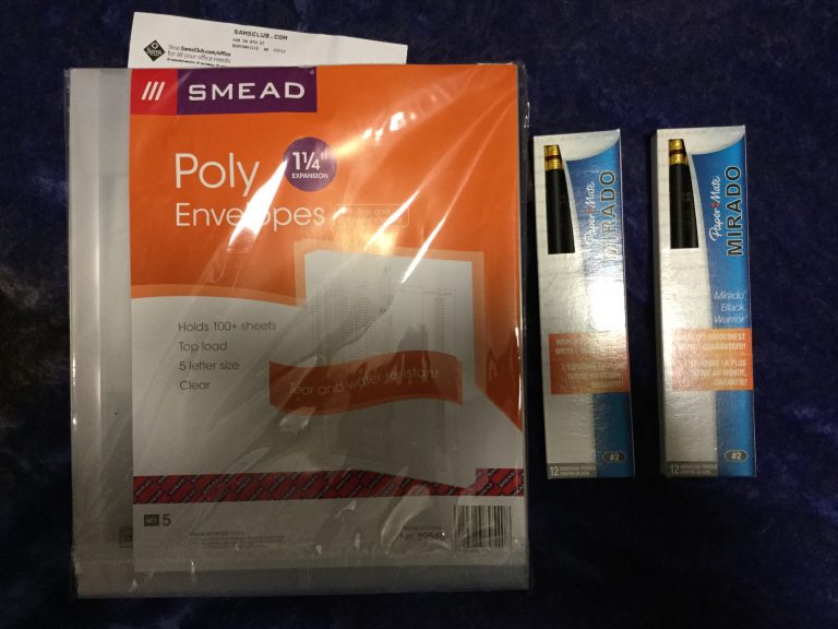Our Free Sam’s Club order