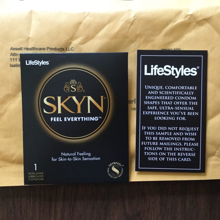 Free LifeStyles SKYN Feel Everything Condom Sample