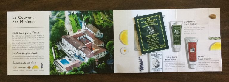 Free LE COUVENT DES MINIMES Gardener’s Hand Healer sample