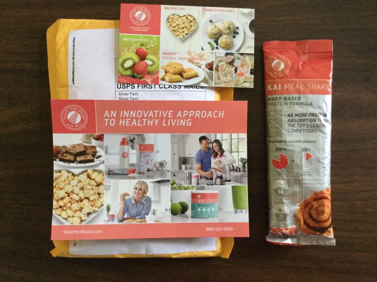 Free Silver Fern KAI Meal Shake Cinnamon Swirl sample