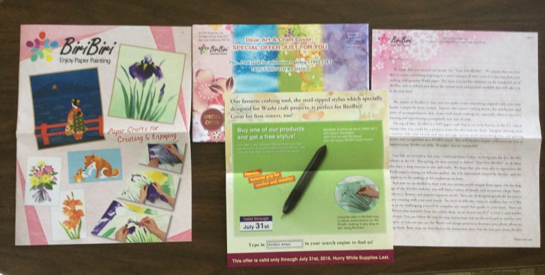 📬 🎉 Thank you very U-CAN Americas, Inc. 🎁 🖼for our BiriBiri Enjoy Paper Painting Offer 🎨 🖌