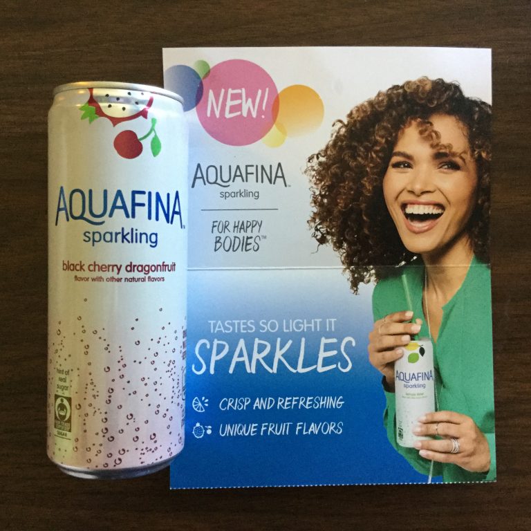 Free Aquafina Sparkling Black Cherry Dragonfruit
